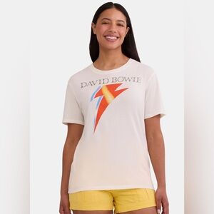 Time and Tru Women's Bowie Bolt Graphic Tee, Size XL NWT Music